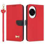 For Huawei nova 14 Pro 5G Case Bowknot Decor Wallet Leather Phone Cover with Wrist Strap