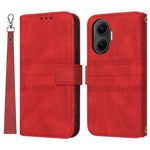 For Xiaomi Poco F7 5G / Redmi Turbo 4 Pro 5G Case Wallet Skin-Touch Leather Imprinted Phone Cover with Wrist Strap