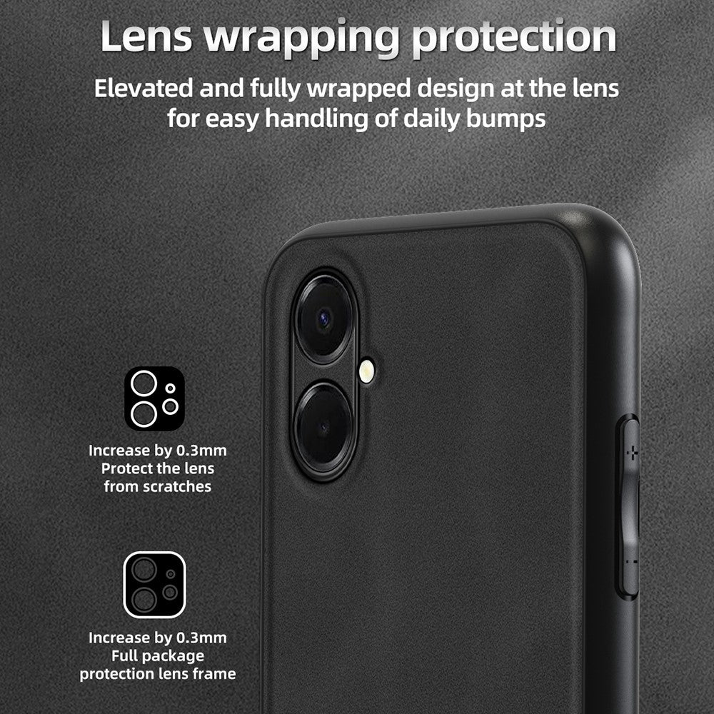 ANNYOJO For Samsung Galaxy A08 5G / A08 4G / A07 4G Case PU Leather + PC + TPU Anti Drop Phone Back Cover