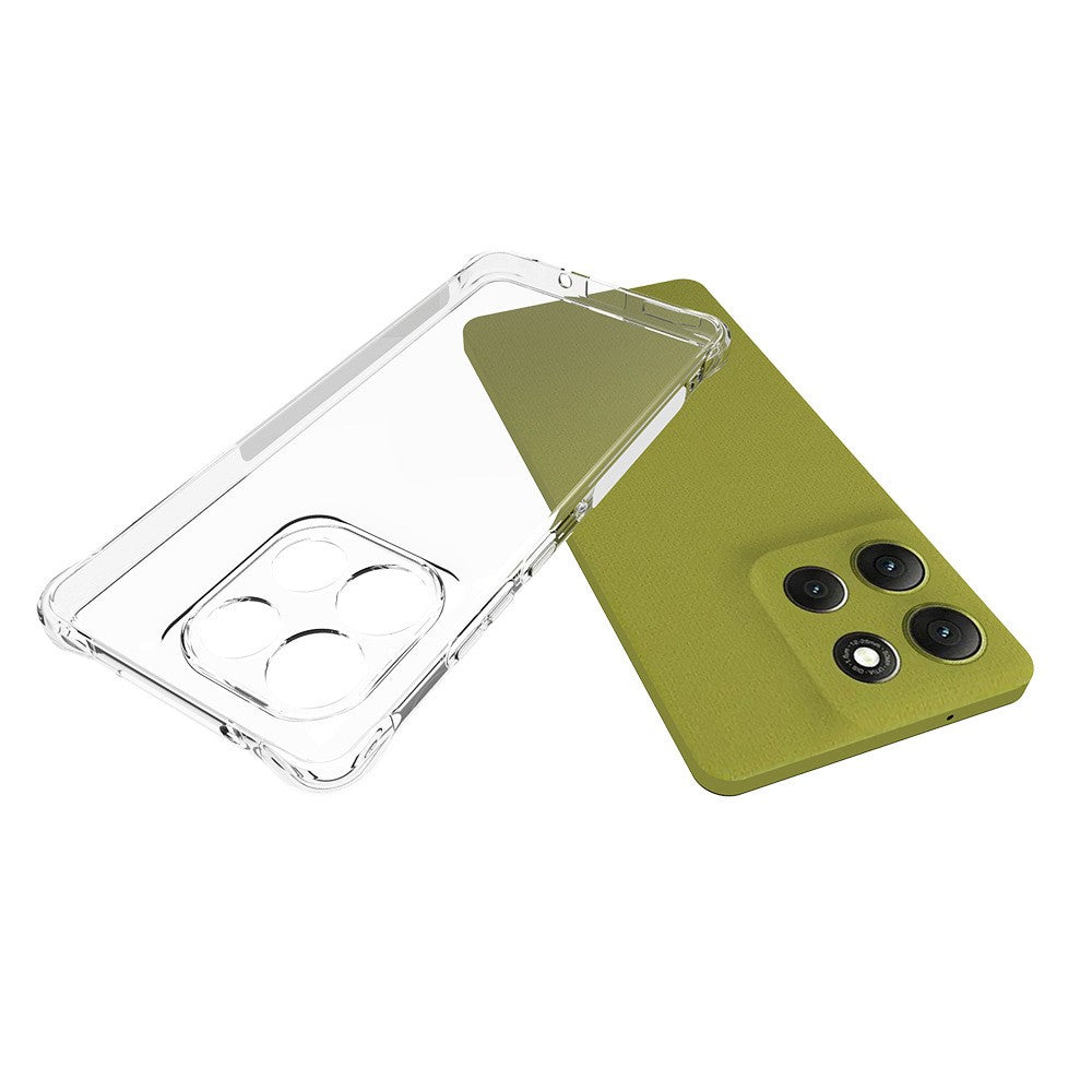 WANLONFENG-cover til Motorola Moto G86 5G, WL-serien, 2,0 mm TPU-mobilcover med hærdet glasfilm