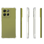 WANLONFENG-cover til Motorola Moto G86 5G, WL-serien, 2,0 mm TPU-mobilcover med hærdet glasfilm