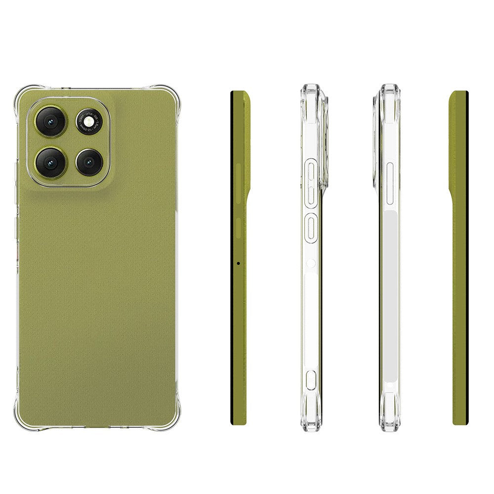 WANLONFENG-cover til Motorola Moto G86 5G, WL-serien, 2,0 mm TPU-mobilcover med hærdet glasfilm