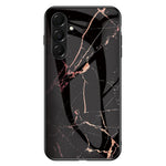For Samsung Galaxy A18 5G / A18 4G / A17 5G / A17 4G / A26 5G Case Marble Pattern Tempered Glass + PC + TPU Protective Phone Cover