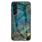 For Samsung Galaxy A18 5G / A18 4G / A17 5G / A17 4G / A26 5G Case Marble Pattern Tempered Glass + PC + TPU Protective Phone Cover