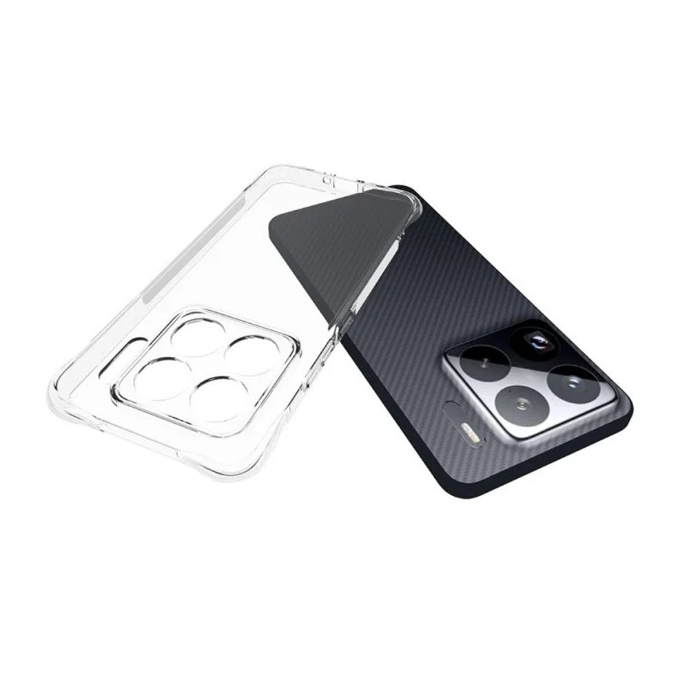WANLONFENG For Xiaomi 15S Pro Clear TPU Case  TM Series 2.0mm Phone Back Cover