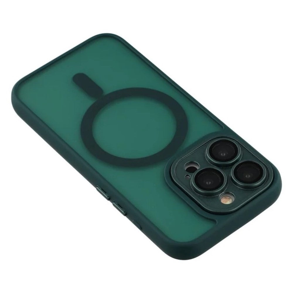 WANLONFENG For iPhone 11 Pro Max Case Compatible with MagSafe  QB Series PC TPU Phone Cover with Screen Film