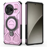 Xiaomi Redmi K80 5G / Poco F7 Pro 5G Magnetiskt Skal Roterande Metallstativ PC + TPU mobil Baksida