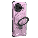 Xiaomi Redmi K80 5G / Poco F7 Pro 5G Magnetiskt Skal Roterande Metallstativ PC + TPU mobil Baksida
