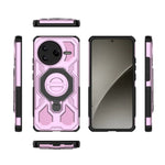 Xiaomi Redmi K80 5G / Poco F7 Pro 5G Magnetiskt Skal Roterande Metallstativ PC + TPU mobil Baksida