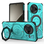 Xiaomi Redmi K80 5G / Poco F7 Pro 5G Magnetiskt Skal Roterande Metallstativ PC + TPU mobil Baksida