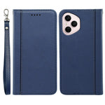 For Honor 400 Pro 5G (Global) Wallet Case Magnetic Closing PU Leather Phone Cover with Wrist Strap