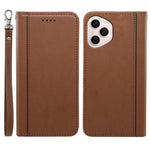 For Honor 400 Pro 5G (Global) Wallet Case Magnetic Closing PU Leather Phone Cover with Wrist Strap