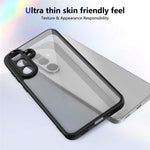 Til Samsung Galaxy M56 5G Cover Mat Hudfølelse Gennemsigtig PC + TPU Stødsikkert Telefonbagcover