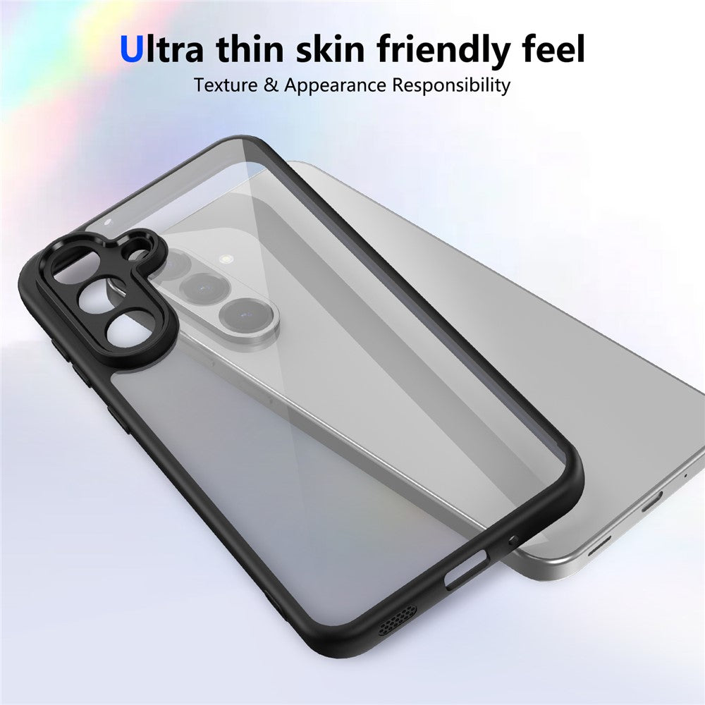 Til Samsung Galaxy M56 5G Cover Mat Hudfølelse Gennemsigtig PC + TPU Stødsikkert Telefonbagcover