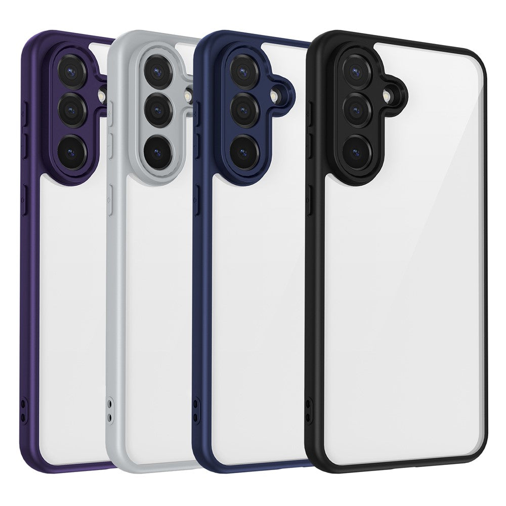 Til Samsung Galaxy M56 5G Cover Mat Hudfølelse Gennemsigtig PC + TPU Stødsikkert Telefonbagcover