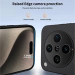 WANLONFENG Magnetiskt Skal För Oppo Find X8 Pro 5G TQ-serien Kolfiberstruktur PC TPU mobilskal
