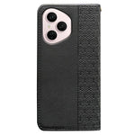 For Honor 400 Pro 5G (Global) Wallet Phone Case Checkered Pattern Imprint Leather Flip Cover with Wrist Strap