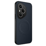 WANLONFENG For Honor 400 Pro 5G (Global) Magnetisk Cover TQ-serien Kulfiber Tekstur PC TPU Telefoncover