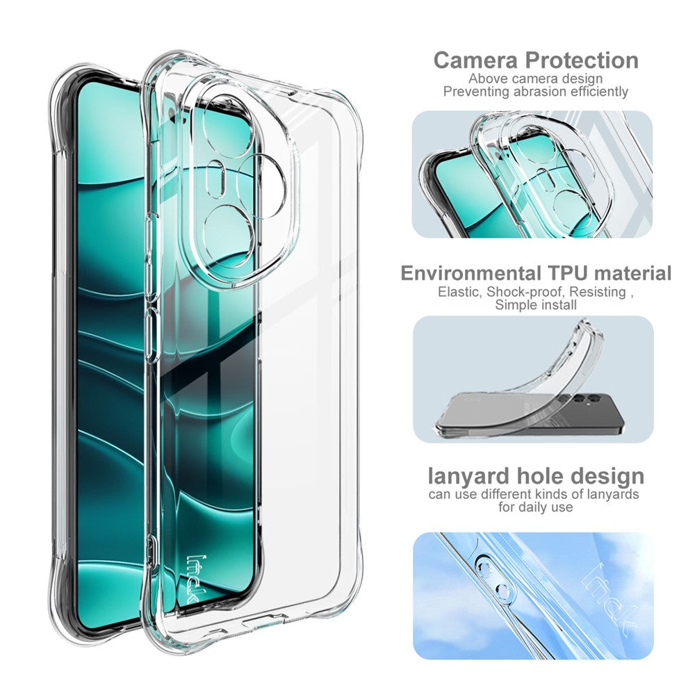 IMAK For Honor 400 Pro 5G (Global) Case TPU Phone Cover Airbag Shockproof Protection