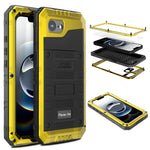 IP68 Waterproof Phone Case for iPhone 17e / 16e Metal + Silicone Cover with Screen Protector