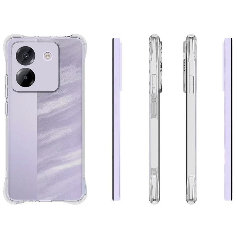 WANLONFENG For Xiaomi Poco M7 Pro 5G Clear TPU Case  TM Series 2.0mm Phone Back Cover