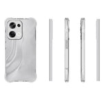 WANLONFENG For Oppo Reno13 5G (Global) Clear TPU Case  TM Series 2.0mm Phone Back Cover