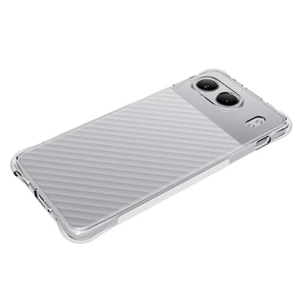 WANLONFENG För OnePlus Nord 4 Genomskinligt TPU-skal TM-serien 2,0 mm mobilbaksida