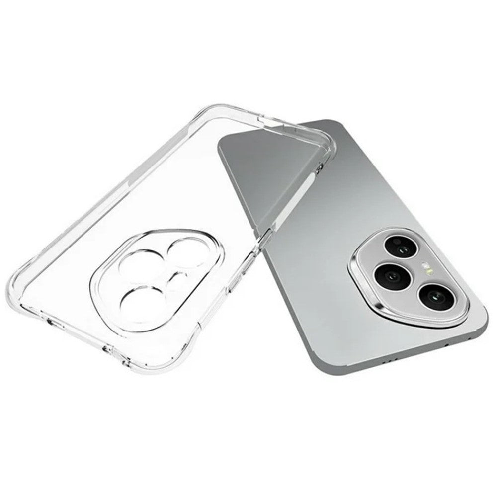 WANLONFENG For Honor 400 Pro 5G (Global) Gennemsigtigt TPU Cover  TM Serie 2.0mm Telefon Bagside Cover