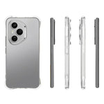 WANLONFENG For Honor 400 Pro 5G (Global) Gennemsigtigt TPU Cover  TM Serie 2.0mm Telefon Bagside Cover