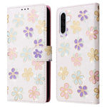 Til Samsung Galaxy A18 5G / A17 5G / A17 4G / A26 5G etui RFID-blokerende blomstret lædertelefoncover med håndrem