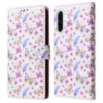 Til Samsung Galaxy A18 5G / A17 5G / A17 4G / A26 5G etui RFID-blokerende blomstret lædertelefoncover med håndrem