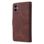 For Samsung Galaxy A08 5G / A08 4G / A07 4G / A06 4G / A06 5G Case Zipper Wallet Multiple Card Slots Leather Phone Cover with Wrist Strap