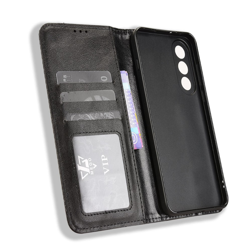 For OnePlus Nord 5 5G / Ace 5 Ultra 5G Leather Case Wallet Stand Retro Texture Phone Cover