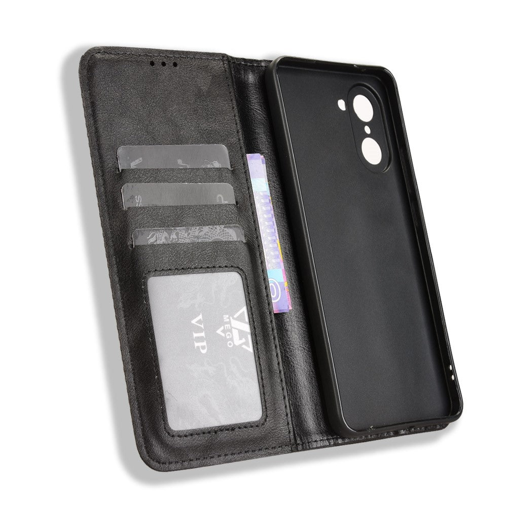 OnePlus Nord CE5 5G / Ace 5 Racing 5G Läderfodral Plånboksfodral Retro Textur mobilskal