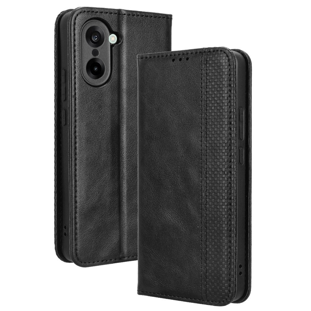 OnePlus Nord CE5 5G / Ace 5 Racing 5G Läderfodral Plånboksfodral Retro Textur mobilskal