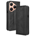 For Huawei Pura 80 Leather Case Wallet Stand Retro Texture Phone Cover