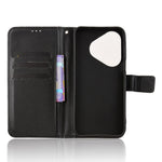 For Huawei Pura 80 Leather Wallet Case with Strap Diamond Texture Phone Cover