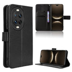 For Huawei nova 14 Ultra 5G Leather Wallet Case with Strap Diamond Texture Phone Cover