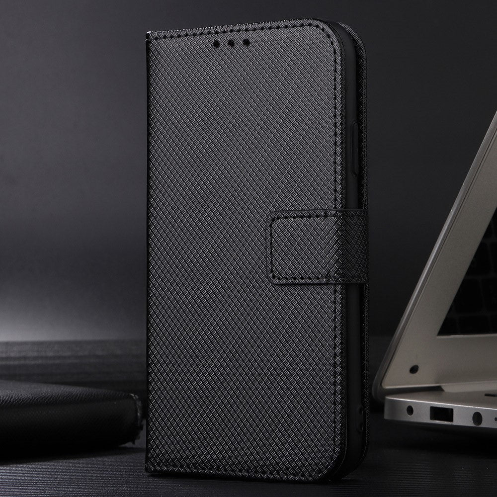 For Huawei nova 14 Ultra 5G Leather Wallet Case with Strap Diamond Texture Phone Cover