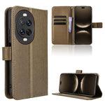 For Huawei nova 14 Ultra 5G Leather Wallet Case with Strap Diamond Texture Phone Cover