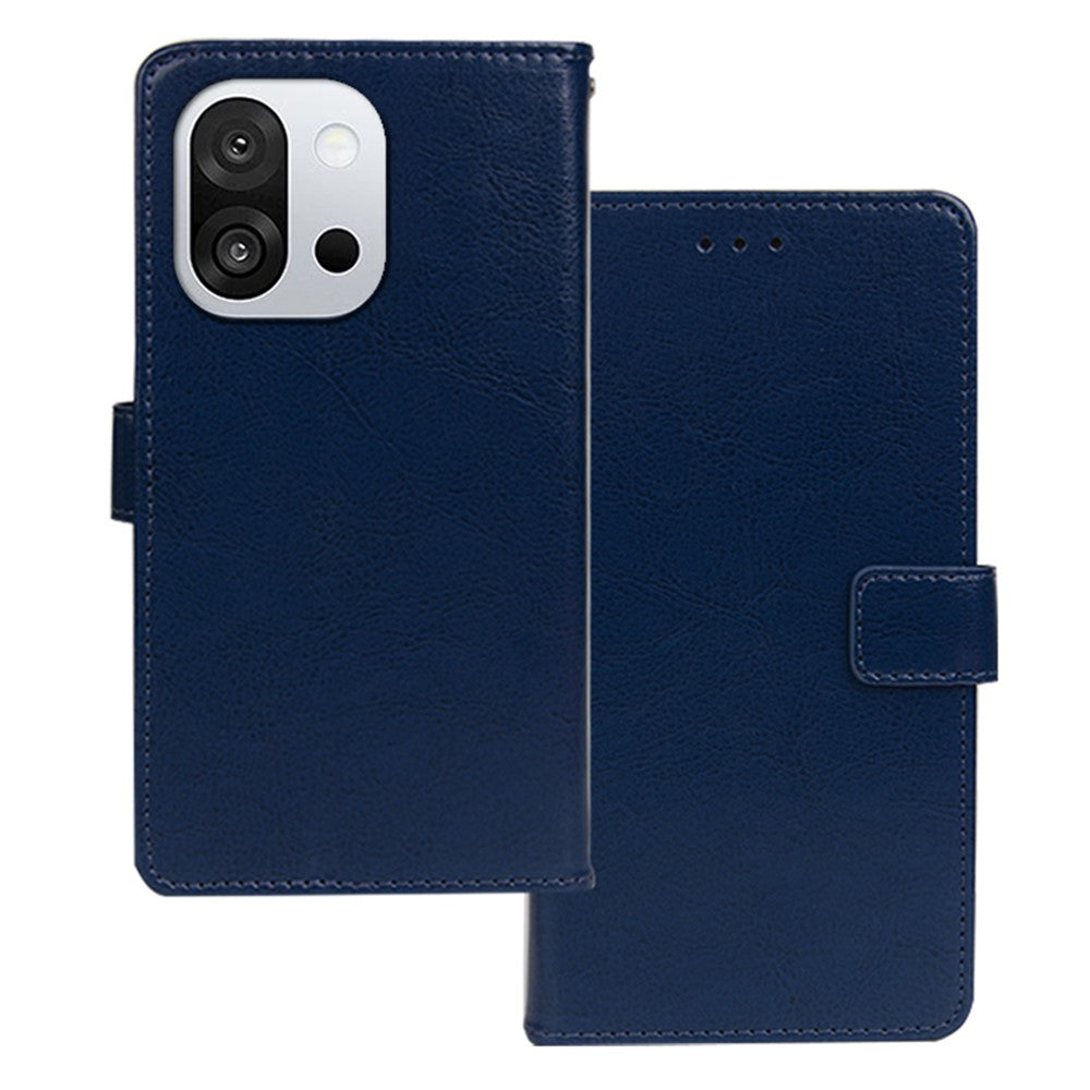 IDEWEI For OnePlus 13T 5G Case Wallet Leather Phone Cover Crazy Horse Texture