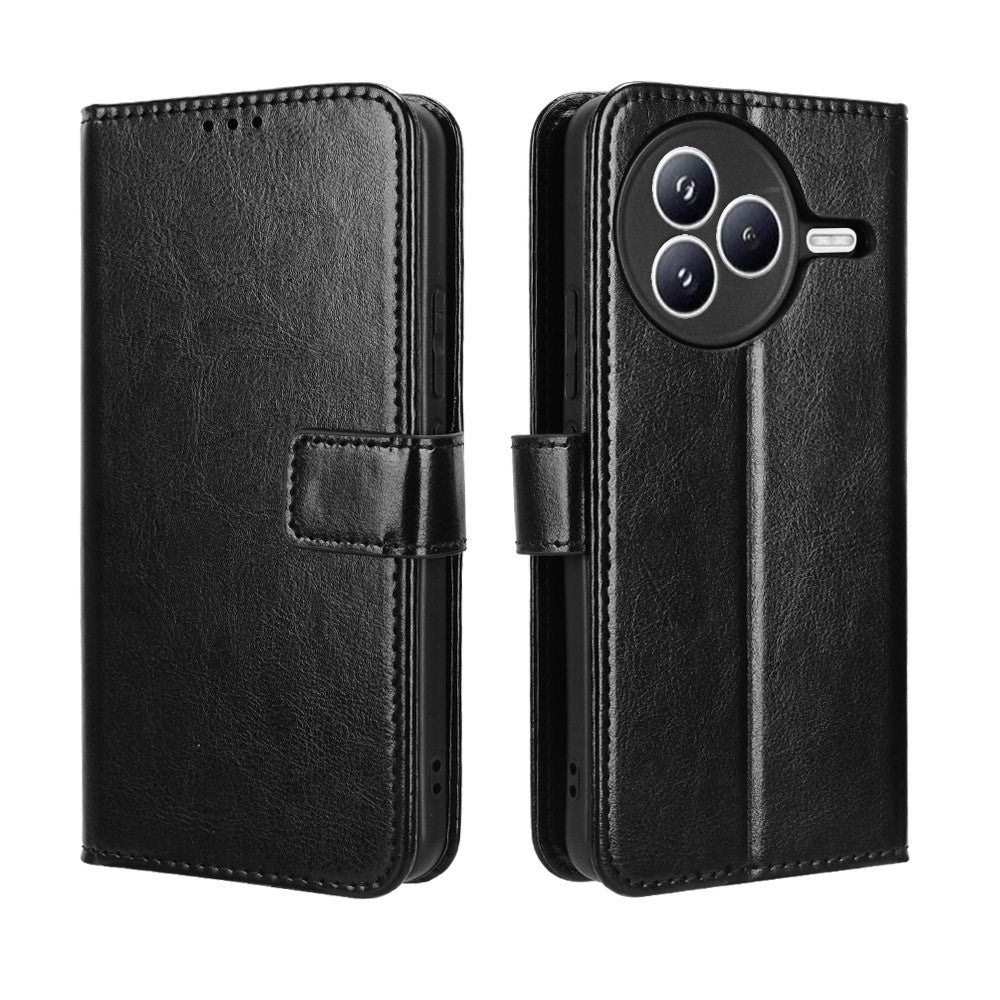 Xiaomi Civi 5 Pro 5G PU-läderskal med rem Crazy Horse Texture Phone Wallet Cover