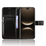 For Huawei nova 14 Pro 5G PU Leather Case with Strap Crazy Horse Texture Phone Wallet Cover