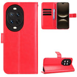 For Huawei nova 14 5G PU Leather Case with Strap Crazy Horse Texture Phone Wallet Cover