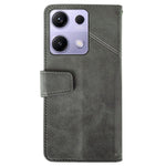 IDEWEI For Xiaomi Redmi Note 14S 4G Case Leather Wallet Phone Cover Stand Calf Texture