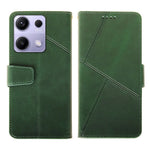 IDEWEI For Xiaomi Redmi Note 14S 4G Case Leather Wallet Phone Cover Stand Calf Texture