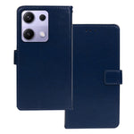 IDEWEI For Xiaomi Redmi Note 14S 4G Case Wallet Leather Phone Cover Crazy Horse Texture