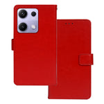 IDEWEI For Xiaomi Redmi Note 14S 4G Case Wallet Leather Phone Cover Crazy Horse Texture