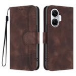 For Xiaomi Poco F7 5G / Redmi Turbo 4 Pro 5G Leather Case Wallet Stand Smile Imprinted Phone Cover with Strap
