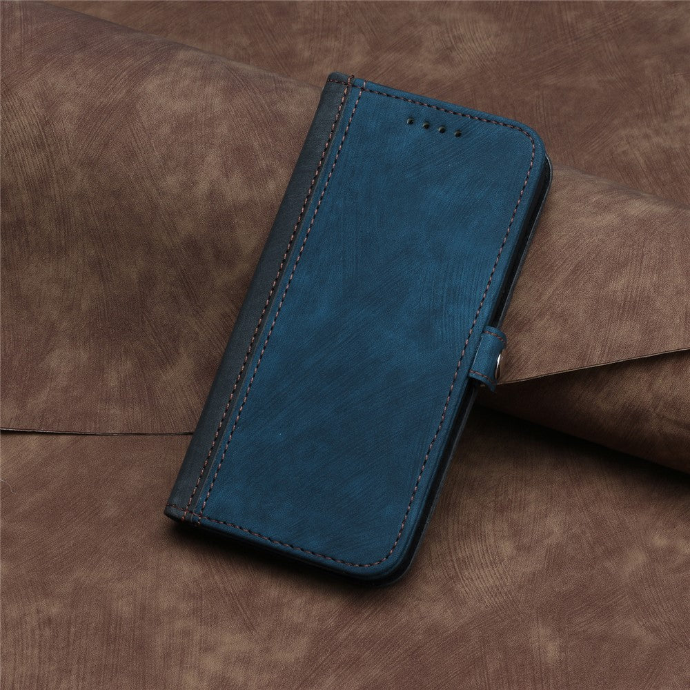 For Honor 400 Pro 5G (Global) PU Leather Case with Strap Phone Cover Stand Side Magnetic Button Design